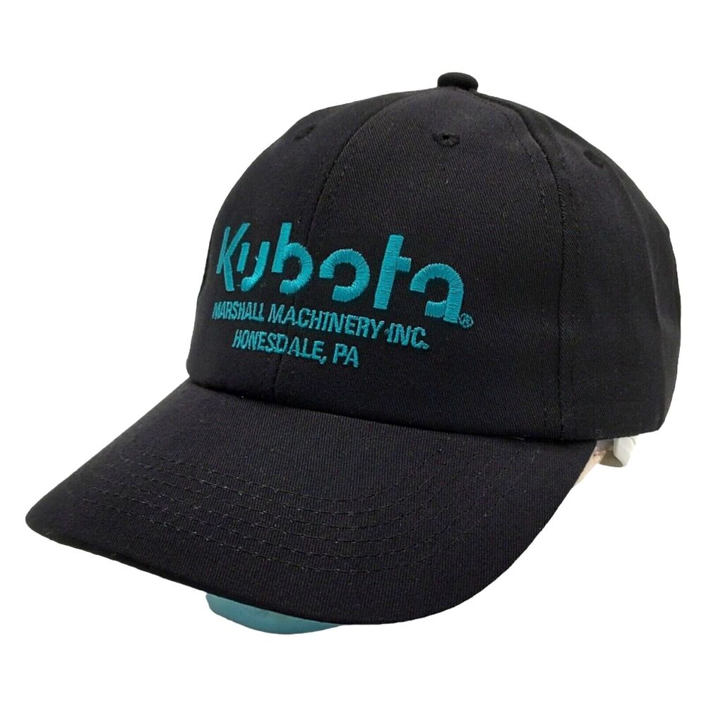 Clean Authentic K-Products Snapback Black Hat Cap Kubota Machinery Honesdale, PA